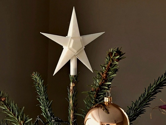 weihnachten star baum topper by bootsmann haushalt feierlichkeiten 3d print model - Mito3D