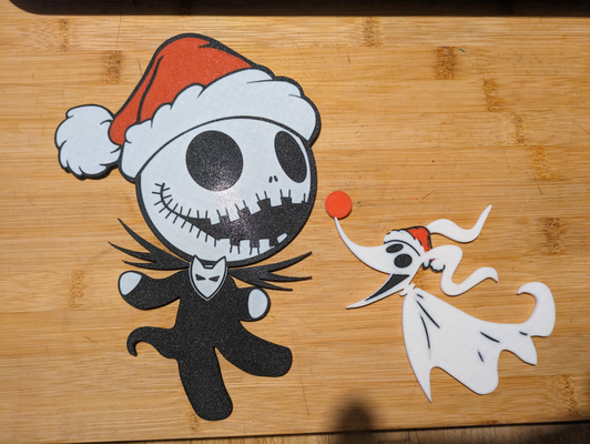 jack null weihnachten mauer kunst by cruse2382 2d albtraum skellington tim burton geschenk 3d print model - Mito3D