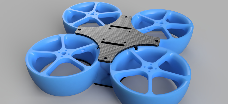 racewhoop 2 inch by cadmeister hobby & diy rc fpv whoop drone 3d print model - Mito3D