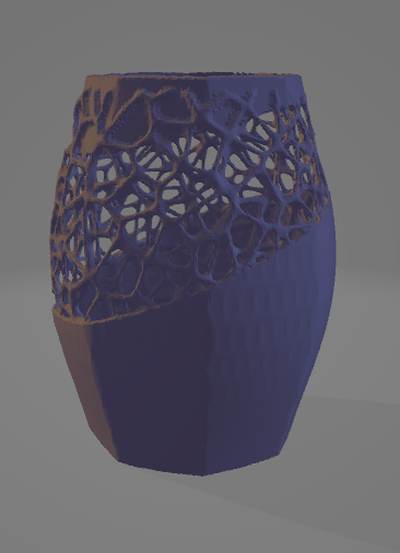 smooth voronoi vase by holzer06004 art sculptures 3d print model - Mito3D