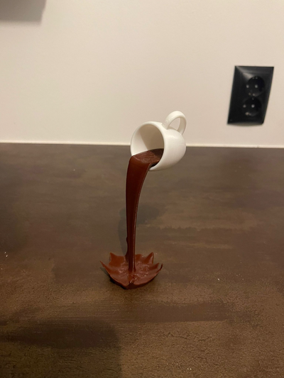 schwebend tasse brunnen neu gemischt by dave60 kunst skulpturen 3d print model - Mito3D