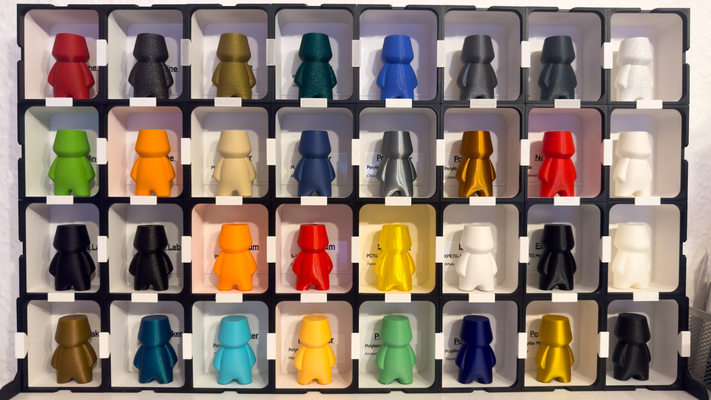 figura estante figuras by caja cubo miniaturas miniatura figur real prueba impresión 3d print model - Mito3D