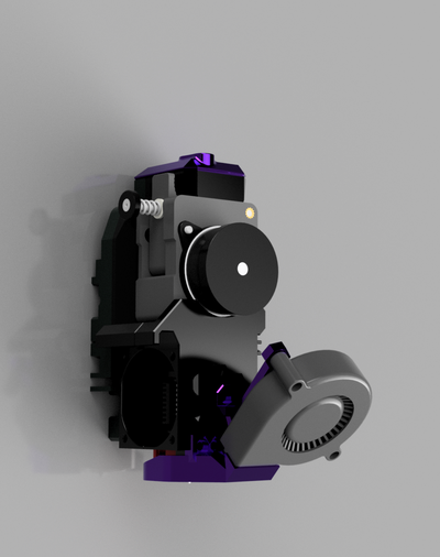 hgt chariot mk3s noir fantôme ifs to my dessins remixé by l'horloge chien garde 3d imprimante accessoires prusa hx 3d print model - Mito3D