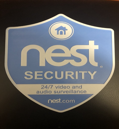 google nest home yard sign by topxnbo art signs & logos 3d print model - Mito3D