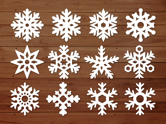 fiocco neve ornamenti by gremflin domestico arredamento decorazione natale inverno ornamento natale dicembre festoso vacanza 3d print model - Mito3D