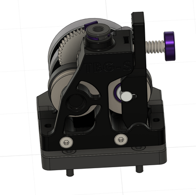 eva3 adaptateur tbg trianglelab extrudeuse by l'horloge chien garde 3d imprimante pièces déterminer 3d print model - Mito3D