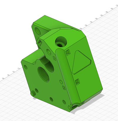 scheitel extruder m10 pneumatisch passend neu gemischt by wachhund 3d drucker teile prusa mini 3d print model - Mito3D