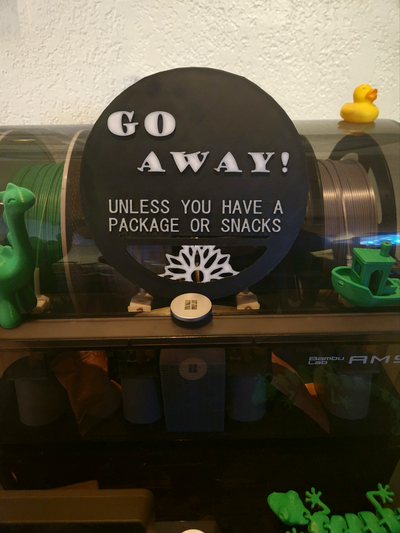go sign by burnnoticed art signs & logos maker warning funny multi color my easy 3d print model - Mito3D