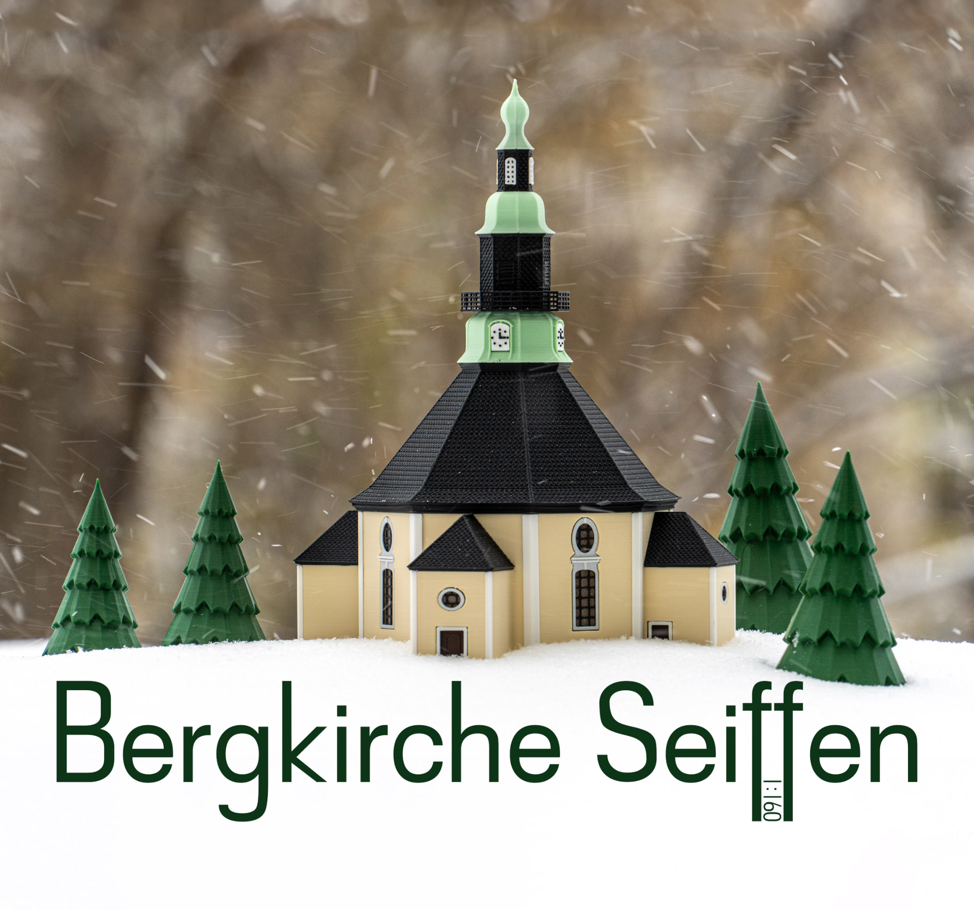 bergkirche church seiffen by vandragon de household decor erzgebirge sachsen saxony germany architecture decoration x-mas christmas 3D print model - Mito3D