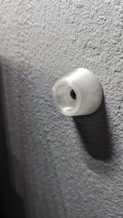 door knob bumper by minist3r household house models stop 3d print model - Mito3D