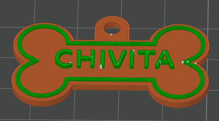 pet id chivita by joobalcazar 3d printer accessories makerworld sign bambulabp1s dog 3d print model - Mito3D