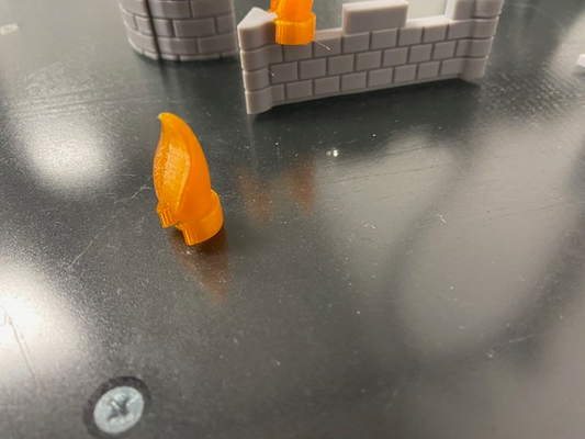 castelo pânico fogo tokens by tomheadley brinquedos jogos borda 3d print model - Mito3D