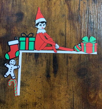 on regal ecke by slowpokes werkstatt haushalt dekor weihnachten dekoration santa geschenk geschenke multi farbe festlich ingwer brot 3d print model - Mito3D