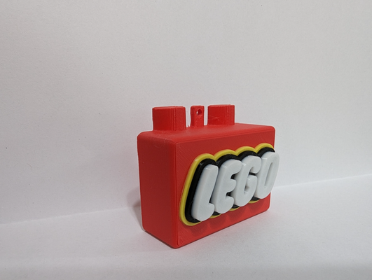 lego christmas ornament by dangrousdave toys & games brick 3d print model - Mito3D