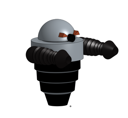 zack bot sauvage gratter lego by andy frérot jouets jeux robot vite libre ventilateur pb kratts zackbot 3d print model - Mito3D
