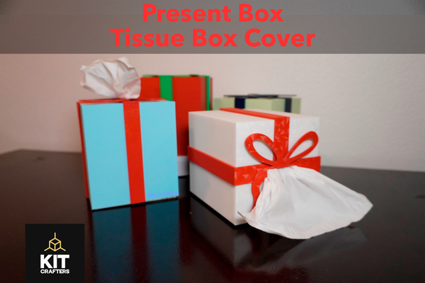 caixa tecido cobrir bainha by kit artesãos casa decoração natal natal presente fácil colorido concurso fofa 3d print model - Mito3D