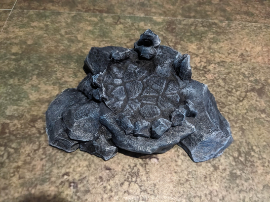 rocha estrado by josh campbell miniaturas terreno miniatura tampo mesa 3d print model - Mito3D