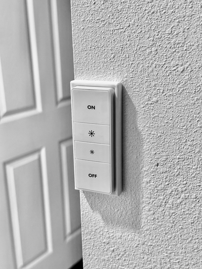 slim philips hue dimmer switch mount by brant household house models light remote 3d print model - Mito3D