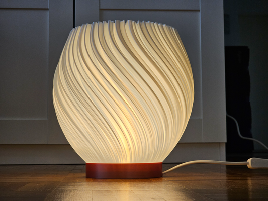 luminária transparente varrer 25cm ikea fado base e14 remixado by au3d casa decoração chá leve vaso tabela chão 3d print model - Mito3D