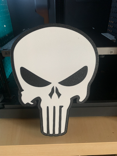 punisher led by gare-sb art signs & logos 3d print model - Mito3D