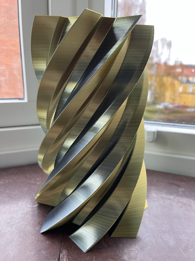 vórtice vaso by xailtd casa decoração espiral modo 3d print model - Mito3D