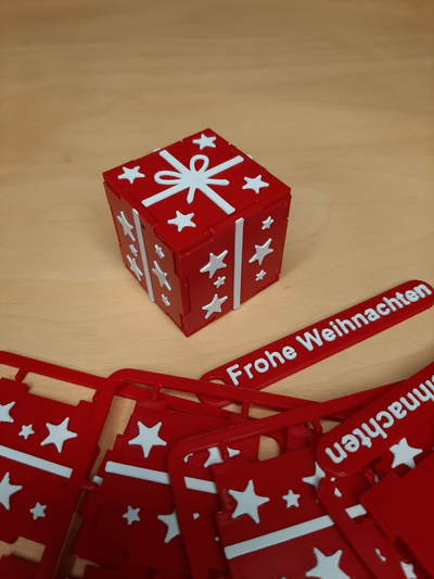 natale regalo kit carta by morget giocattoli giochi puzzle piccolo weihnachten vacanze 3d print model - Mito3D