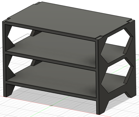 empilable bureau étagère by sfr1at outils organisateurs espace rangement 3d print model - Mito3D