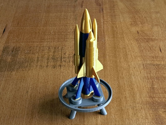 fusée thijmen by passeur jouets jeux espace entreprise découverte colombie navette navette spatiale challenger 3d print model - Mito3D