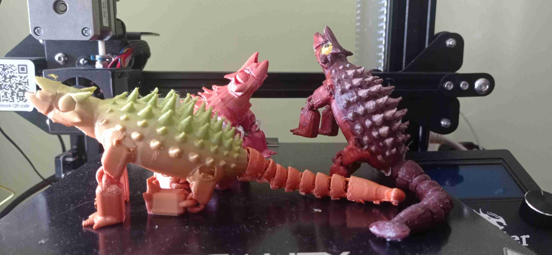 ankylosaurus articulado by 3dprintedinspain minyatürler hayvanlar dinozor mafsallı esnek hayvan şirin 3d 3D print model - Mito3D