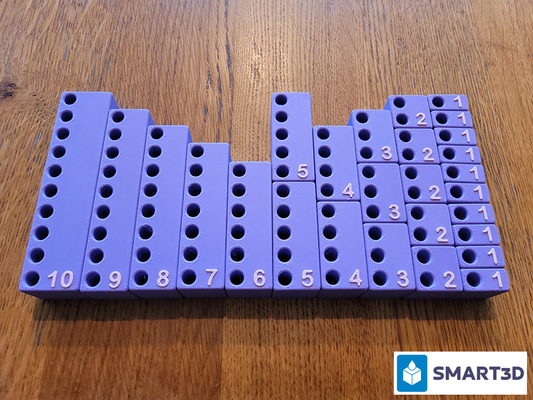 introduction math blox révolutionnaire approche to apprentissage mathématiques by smart3d éducation éducatif jouet gamins 3d print model - Mito3D