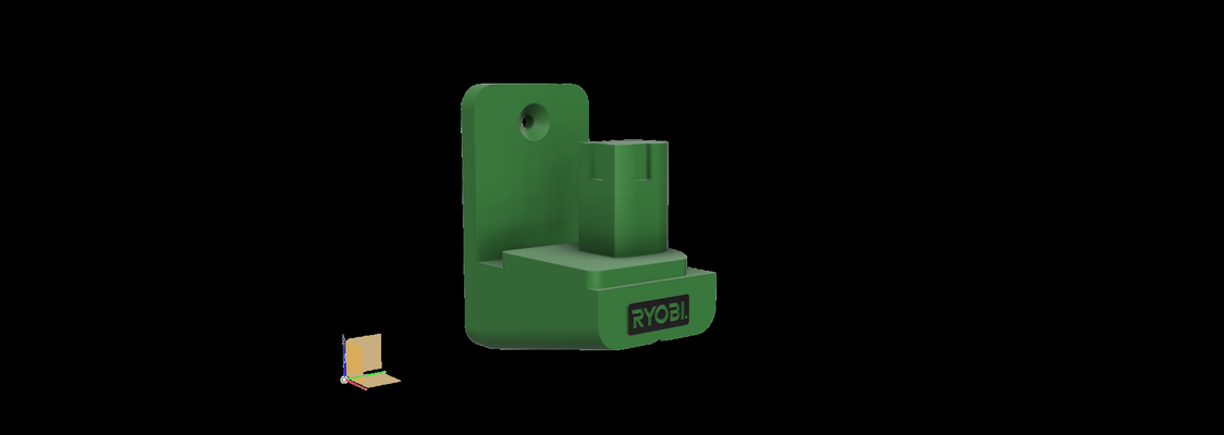 ryobi leistung werkzeug halter unterstützung by überschallknall werkzeuge ryobi18v abonnieren einschlag 3d print model - Mito3D
