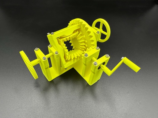 simple differential by fyrby additive hobby & diy vehicles bambu 3d print model - Mito3D