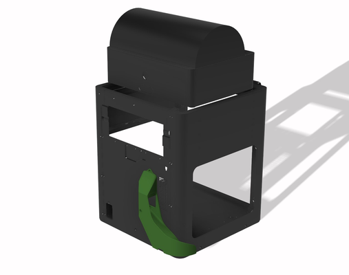 cocô deslizar by n1vy3d 3d impressora acessórios balde bin caixa rampa x1c acessório p1s purga suporte 3d print model - Mito3D