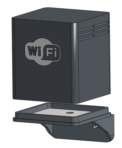all'aperto montare asus ax maglia wi fi router by c4444 domestico giardino ax1800 zenwifi 3d print model - Mito3D