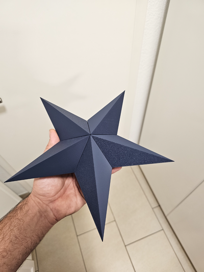 star chrismas stern weinachten by pro print solution household decor licht light deko 3d print model - Mito3D