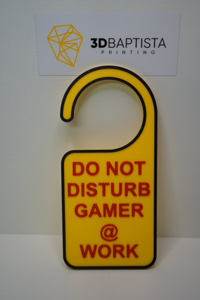 do disturb gamer by 3d baptista printing household house models gaming 3d print model - Mito3D