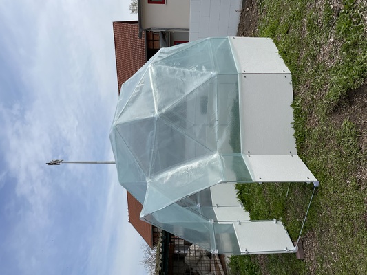 geodésico cúpula estufa by solidifica projetos casa jardim jardinagem dome geodésica conectores geodésicos 3d print model - Mito3D