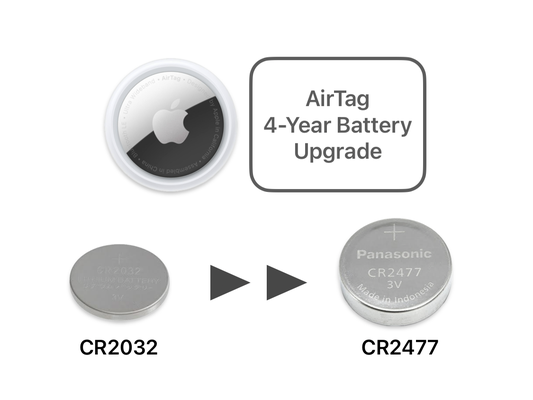 artag 4 year batterie aktualisierung cr2477 by miso hobby diy elektronik 3d print model - Mito3D