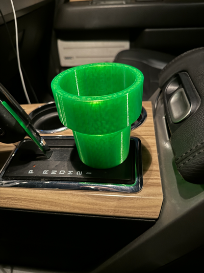 cup holder adapter - 12th gen f-150 brumate hopsulator trio by barbasnoo hobby & diy vehicles car truck suv ford f150 coozie koozie 3d print model - Mito3D