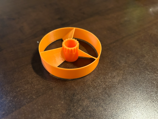 spinshot spinner by twisted layers 3d toys & games outdoor spinnertoy 3d print model - Mito3D