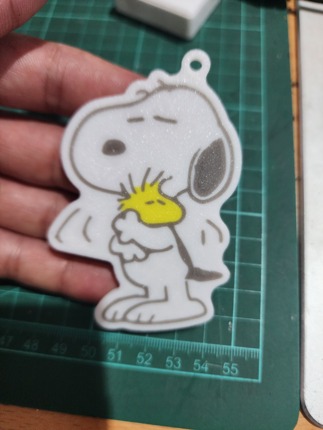 snoopy charm by user 765292525 art coin & badges 3D print model - Mito3D