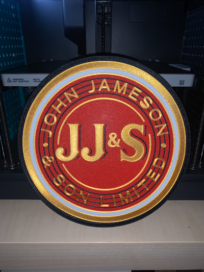 jameson led by gare sb arte señales logos logo 3d print model - Mito3D