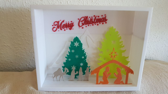 belen sencillo pecado caja by josenavas999 casa decoração decoracion navidad adorno 3d print model - Mito3D