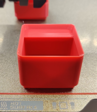 ızgara sonluluğu çöp kutusu etiket derinlik yeniden karıştırılmış by xpitax araçlar organizatörler ızgarafinitybin 3d print model - Mito3D