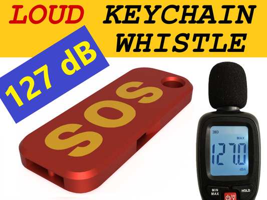 loud keychain whistle by threed-michael tools gadgets tiny tag small multicolor multicolour rescue key safety outdoor emergency survival whistles dualcolor alpine signal sos emergencywhistle pfeife distress dualcolour rettung schluesselbund signalpfeife keychainwhistle notfall notsignal 3d print model - Mito3D