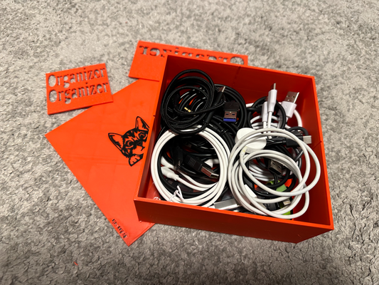 caja 150x150x60mm organizadores gorra by zol0000 casa oficina gato organizador 150x150 150mm bandeja cable organizadora 3d print model - Mito3D