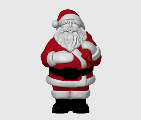 papa noel claus by wikipedia casa festividades navidad christmas2023 3d print model - Mito3D