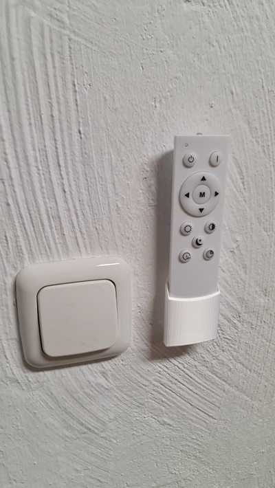 led remote wall mount by felixrauchel household house models control 3d print model - Mito3D