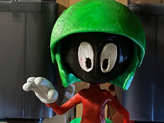 marvin martian colored remixed by shawnknight hobby & diy 3d print model - Mito3D
