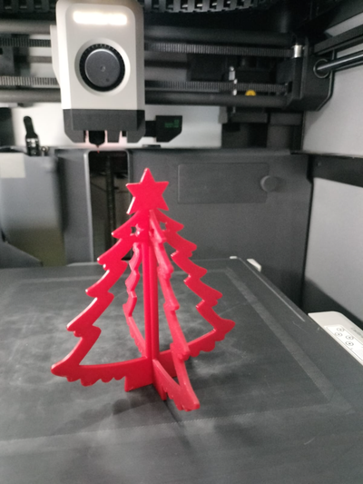 easy christmas tree by giovannivigliotti3d household festivities assembly red natale decoration 3d print model - Mito3D